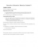 Resumen derecho tributario IVA