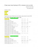 Backup de Zonas ZFS y Restauracion en otro server