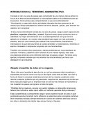 Resumen terreno administrativo