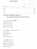 Diagnósticao Ciencias Naturales 6 ° 2019 s/r