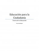 Educación para la Ciudadanía. Teoría de la Educación