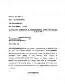 Escrito Suspensión PAE