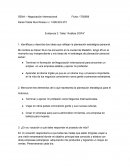 Negociación Internacional Analisis dofa