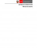 SISTEMA DE ACREDITACIÒN Manual de Usuario