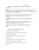 Cuestionario de la República Liberal o Época de expansión Nacional (1861-1891)