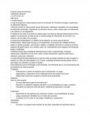 Proyecto anual de territorios