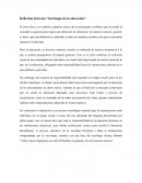 Reflexión del texto “Sociología de la educación”