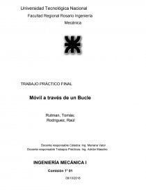 TRABAJO PRÁCTICO FINAL Móvil a través de un Bucle. Página 1