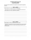 DIAGNÓSTICO PROYECTO DE VIDA ¿TE ATREVES A SOÑAR?