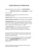 El Desarrollismo en el Trabajo Social