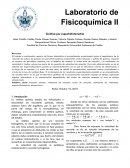 Cinética por espectrofotometría