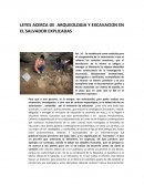 LEYES ACERCA DE ARQUEOLOGIA Y EXCAVACION EN EL SALVADOR EXPLICADAS