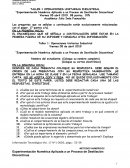 TALLER 1 OPERACIONES UNITARIAS INDUSTRIAL “Experimentación Numérica Aplicada a un Proceso de Destilación Discontinua”