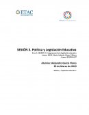 Componentes de la legislación educativa