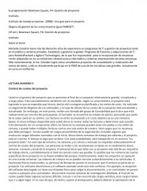 Los cinco secretos de la programación de proyectos. Página 12