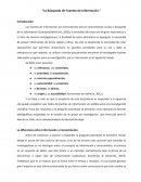 La Búsqueda de Fuentes de Información