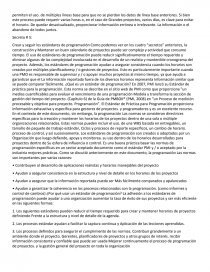 Los cinco secretos de la programación de proyectos. Página 9