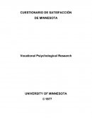 CUESTIONARIO DE SATISFACCIÓN DE MINNESOTA