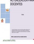 Actualizacion para docentes ¿A qué nos dedicamos los maestros?