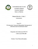 El laboratorio. Normas de bioseguridad. Instrumentos de laboratorio más frecuentemente usados