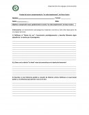 Prueba de lectura complementaria: “La vida simplemente”, de Oscar Castro