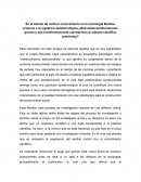 Ensayo del Oficio del Sociólogo