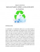 HACIA UN PLANETA VERDE: LA SOLUCION ANTE EL PLASTICO