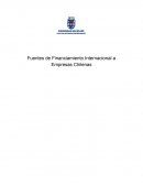 Fuentes de Financiamiento Internacional a Empresas Chilenas