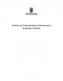 Fuentes de Financiamiento Internacional a Empresas Chilenas