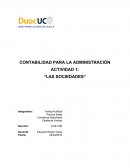 Actividad “Las sociedades”