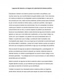 Lagunas del derecho y el dogma de la plenitud del sistema jurídico