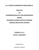 DETERMINACION DE Al POR GRAVIMETRIA