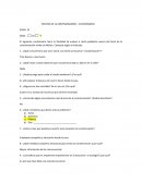 EFECTOS DE LA CONTAMINACIÓN – CUESTIONARIO