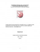 CONDICIONES SOCIOECONOMICAS CONTRIBUTIVAS A LA TUBERCULOSIS TRASMITIDAS POR FAMILIARES EN EL HOSPITAL SERGIO BERNALES PERIODO AGOSTOS – NOVIEMBRE 2018