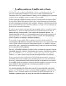 Alimentacion en ambitos universitarios