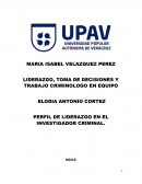 Perfil de liderazgo en el investigador criminal