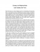 Ensayo de Metamorfosis