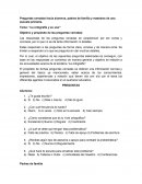 PREGUNTAS CERRADAS. “La ortografía y su uso”