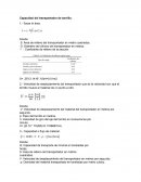 Capacidad del transportador de tornillo