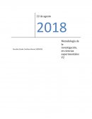 Metodología de la investigación, en ciencias experimentales, municipio de Uriangato Gto