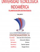 Planificacion estrategica. TAREA