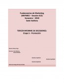 Fundamentos de Marketing Etapa 5 - Promoción