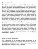 Personalidad asocial