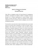 Reseña: La Pretension de la Diversidad o la Diversidad Pretenciosa De Carlos Skliar