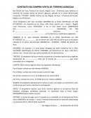 CONTRATO DE COMPRA VENTA DE TERRENO AGRICOLA