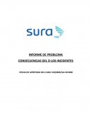 Explicar incidentes, motivos, soluciones y mejoras futuras