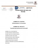 PROYECTO “Guardería para personas de la 3era edad”