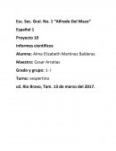 Proyecto 10 Informes cientificos Fosiles