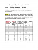 Clase práctica: Regresión con dos variables “x”