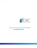 Ejercicio 1. Ecuaciones de valor equivalentes